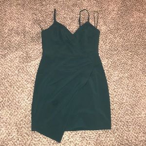 Green dress. Worn once!